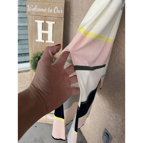 Banana Republic stripe ponte midi tank dress - size small - multicolored - Picture 8 of 9